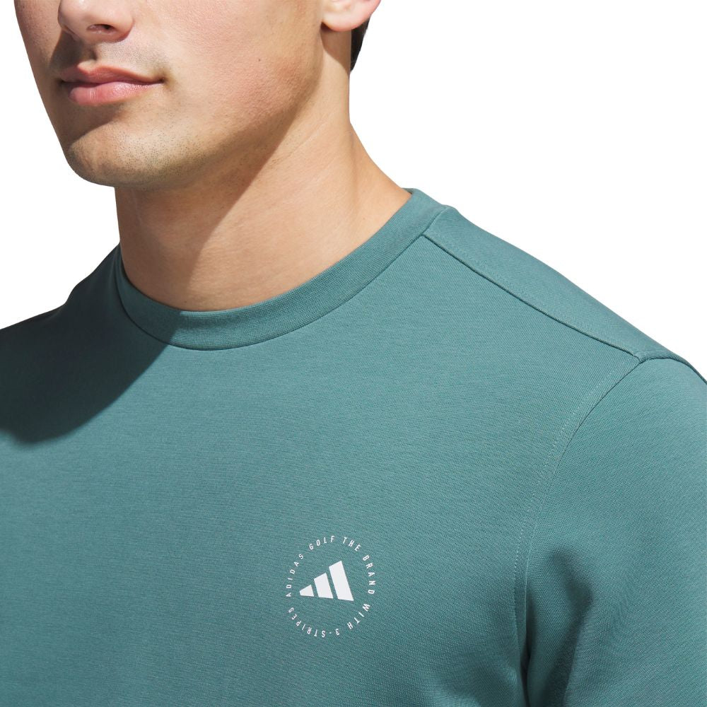 adidas Crew Neck Mens Golf Pullover Top 2025 - JX7232