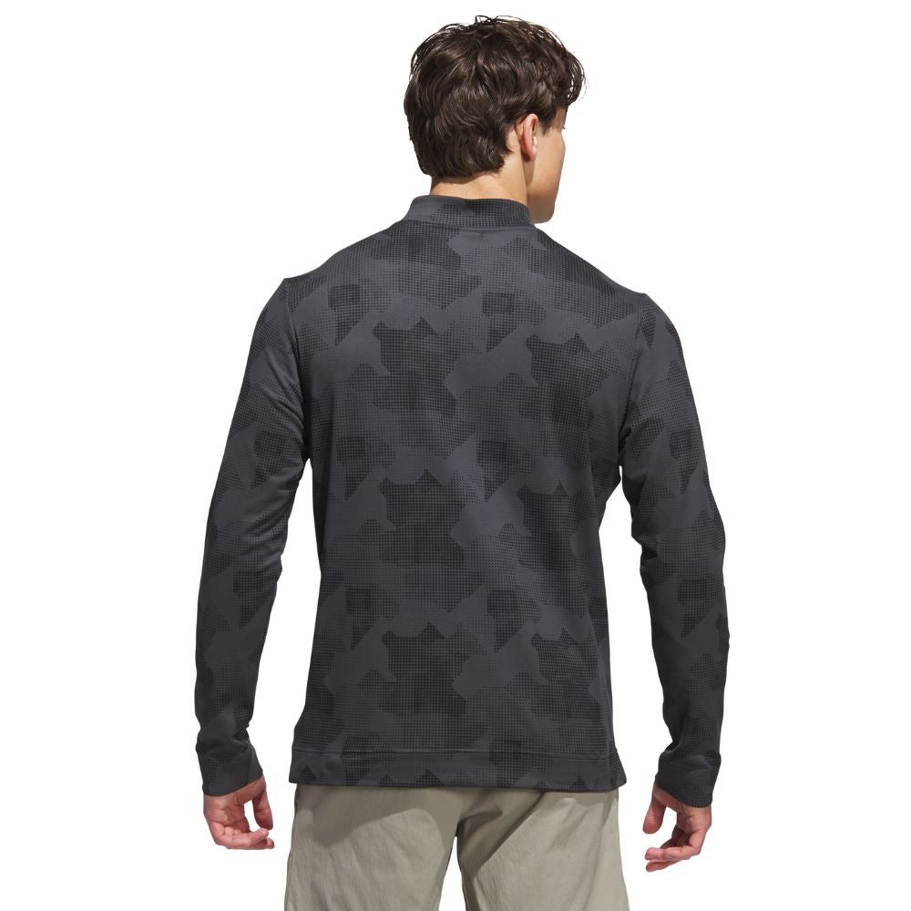 adidas Go-To Print 1/4 Zip Mens Golf Pullover Top 2025 - JY1948
