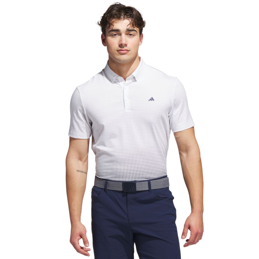 adidas Go-To Rise Print Mens Golf Polo Shirt 2025 - KA7920