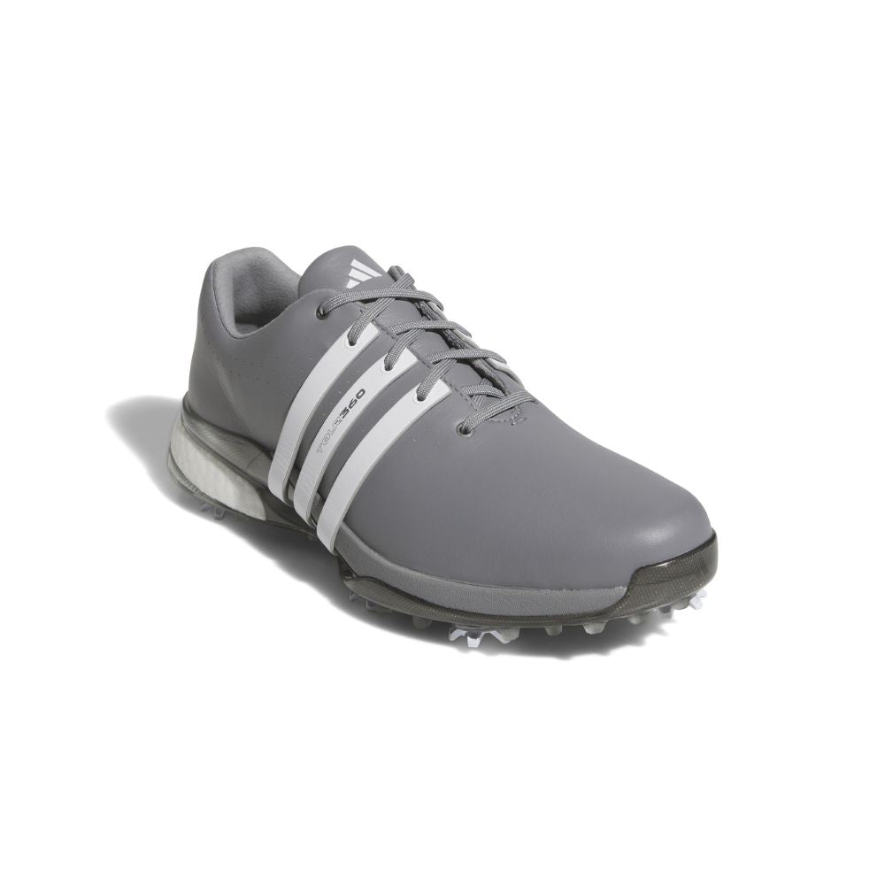 adidas Tour 360 Mens Leather Spiked Golf Shoes 2025 - JP8533