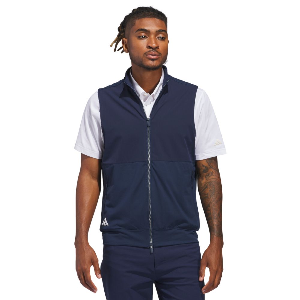 adidas Tour Full Zip Golf Gilet Vest 2025 - IK3061
