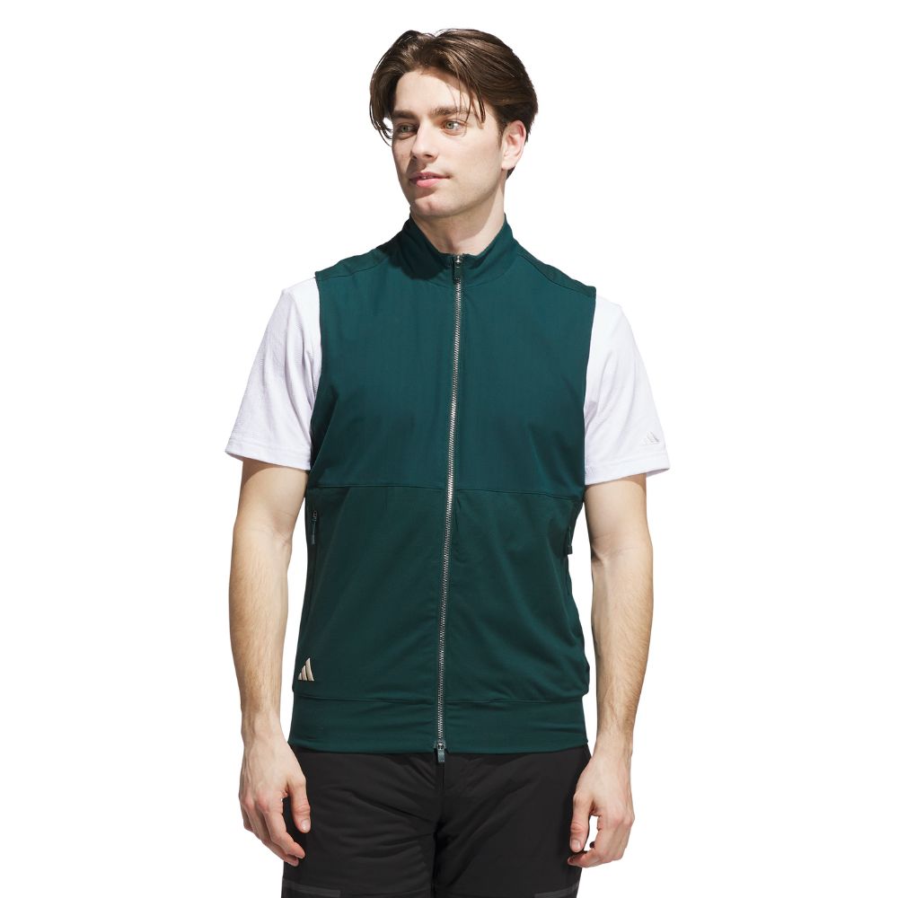 adidas Tour Full Zip Golf Gilet Vest 2025 - JX7243