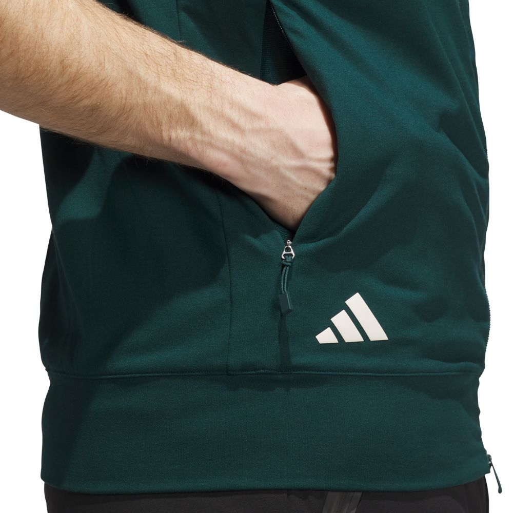 adidas Tour Full Zip Golf Gilet Vest 2025 - JX7243