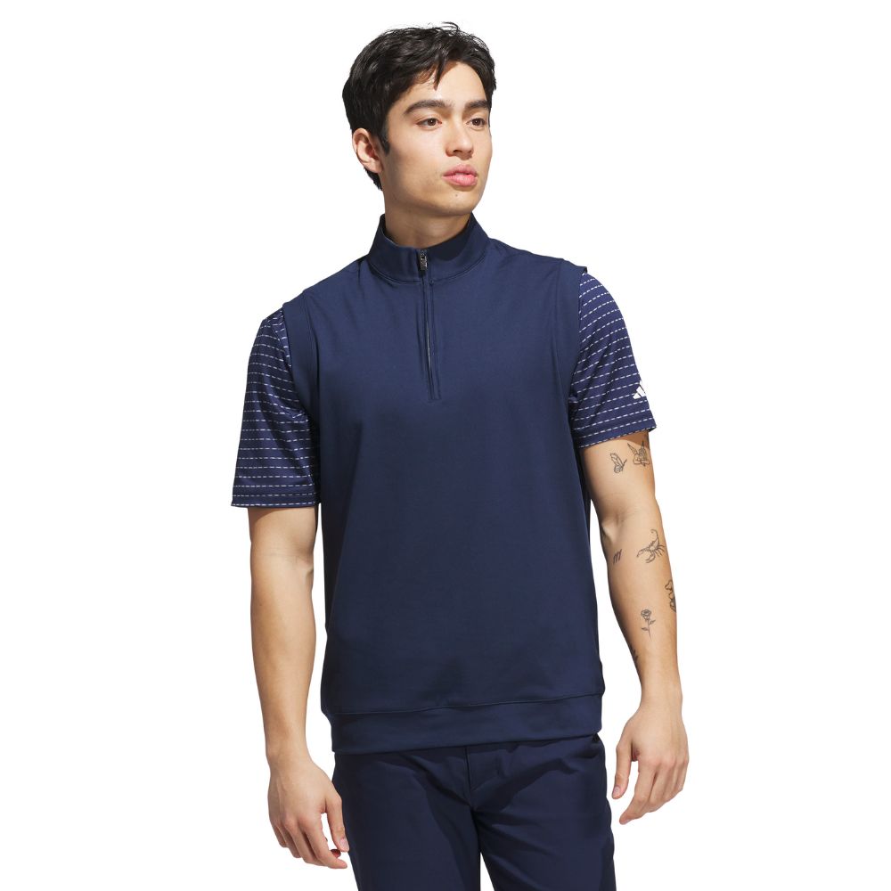 adidas Ultimate 365 Classic 1/4 Zip Golf Vest 2025 - JL5327