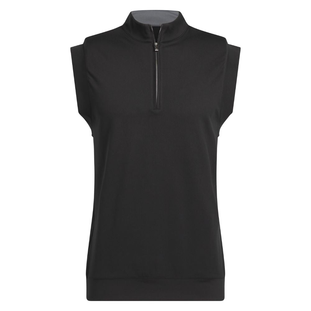 adidas Ultimate 365 Classic 1/4 Zip Golf Vest 2025 - JL5696 Black M