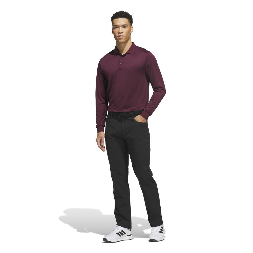 adidas Ultimate365 Cold Ready Long Sleeve Men's Golf Polo Shirt 2026 - HZ6852