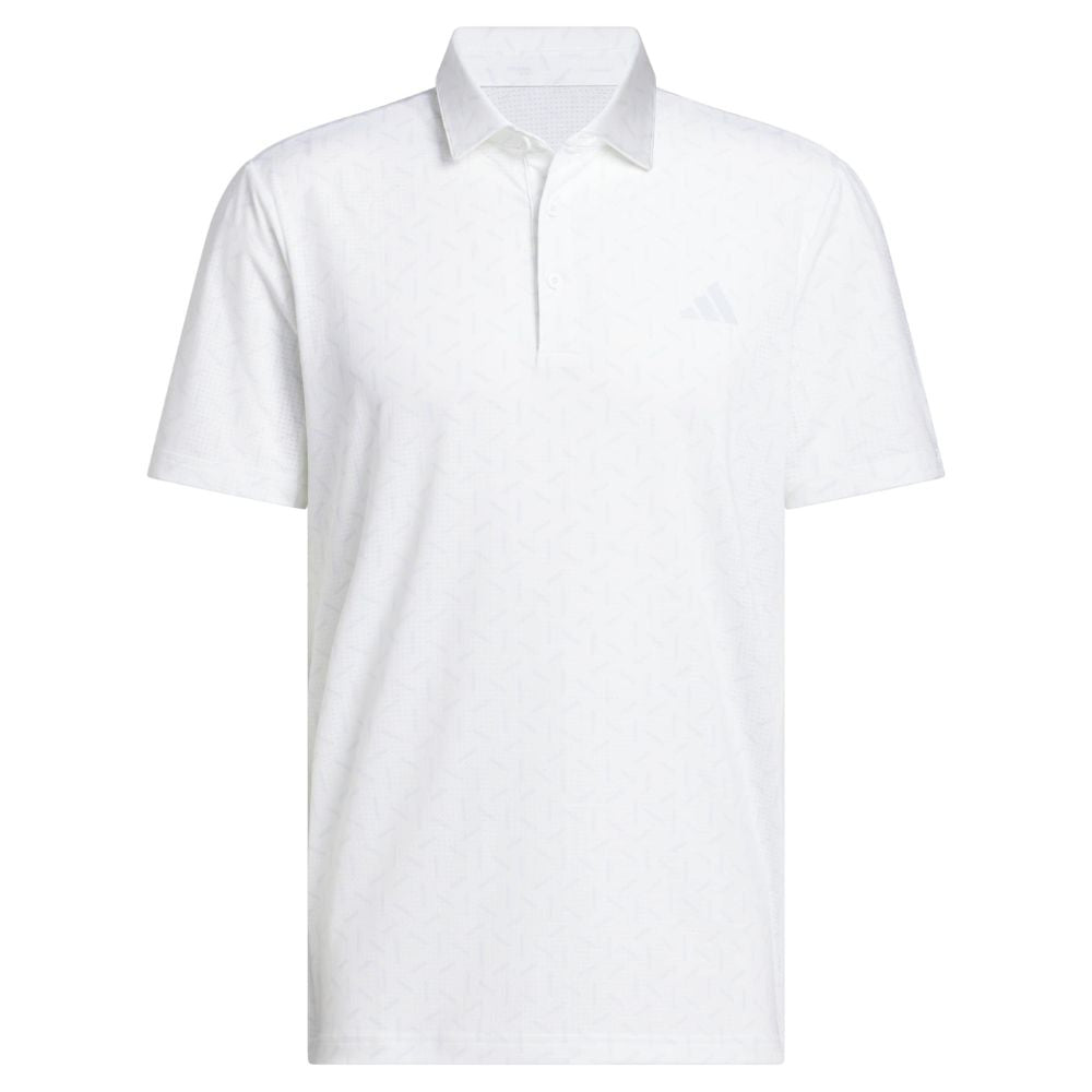 adidas Ultimate365 Mesh Print ClimaCool Men's Golf Polo 2026 - KE7709 Crystal Sky M