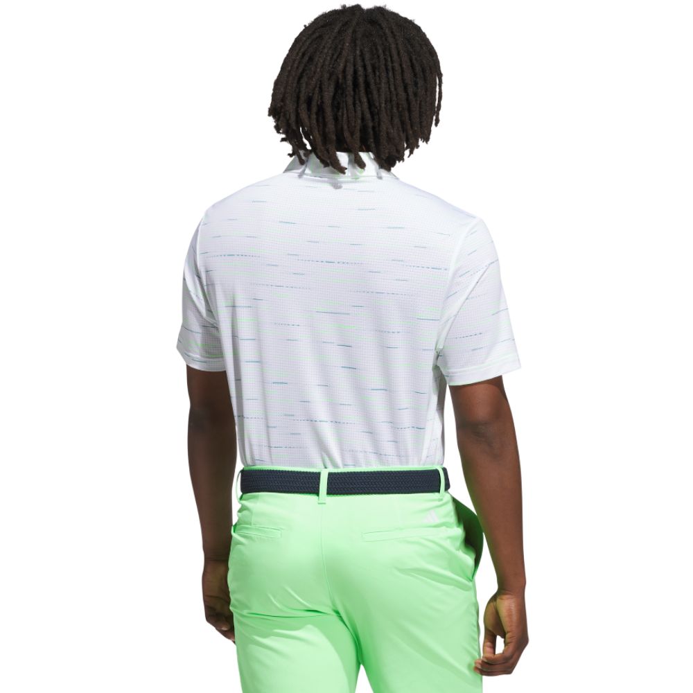adidas Ultimate365 Mesh Print Mens Golf Polo Shirt 2025 - KA7906