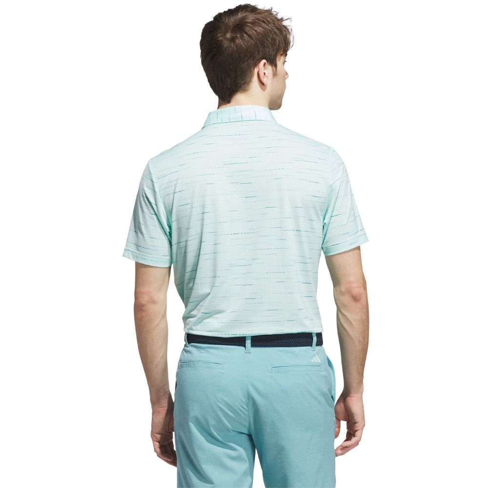 adidas Ultimate365 Mesh Print Mens Golf Polo Shirt 2025 - KA7908
