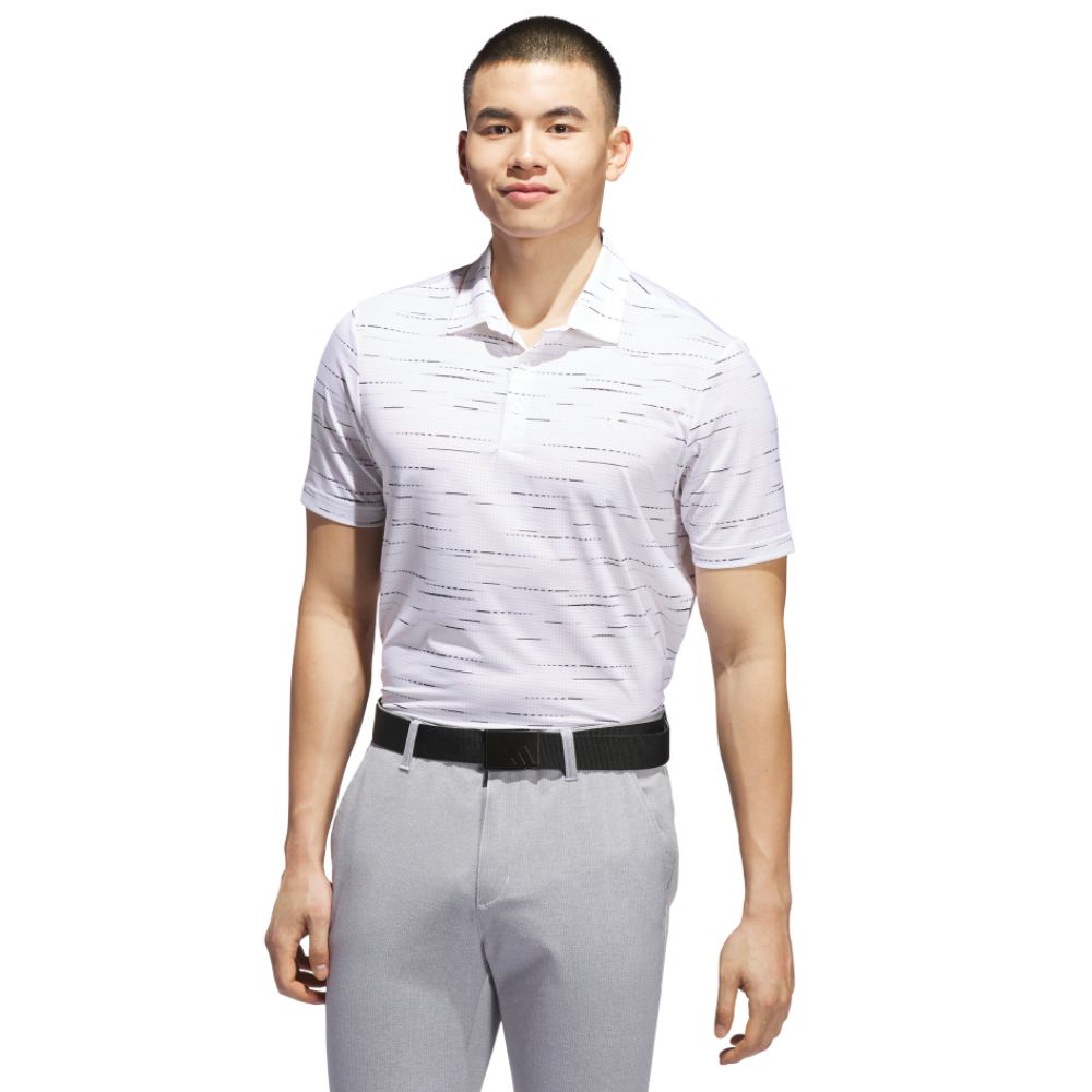 adidas Ultimate365 Mesh Print Mens Golf Polo Shirt 2025 - KA7912