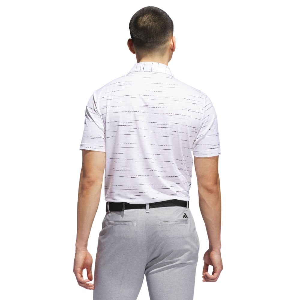 adidas Ultimate365 Mesh Print Mens Golf Polo Shirt 2025 - KA7912