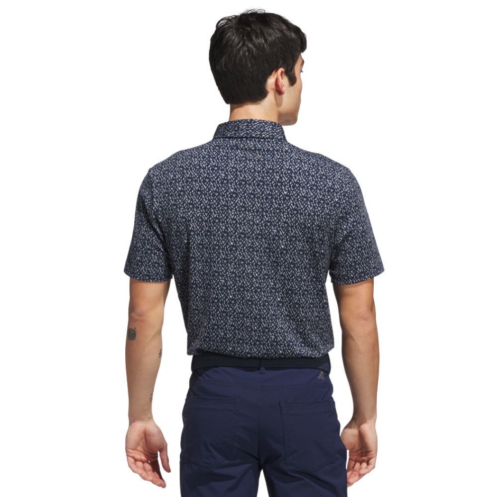 adidas Ultimate365 Micro Argyle Mens Golf Polo Shirt 2025 - JL5273