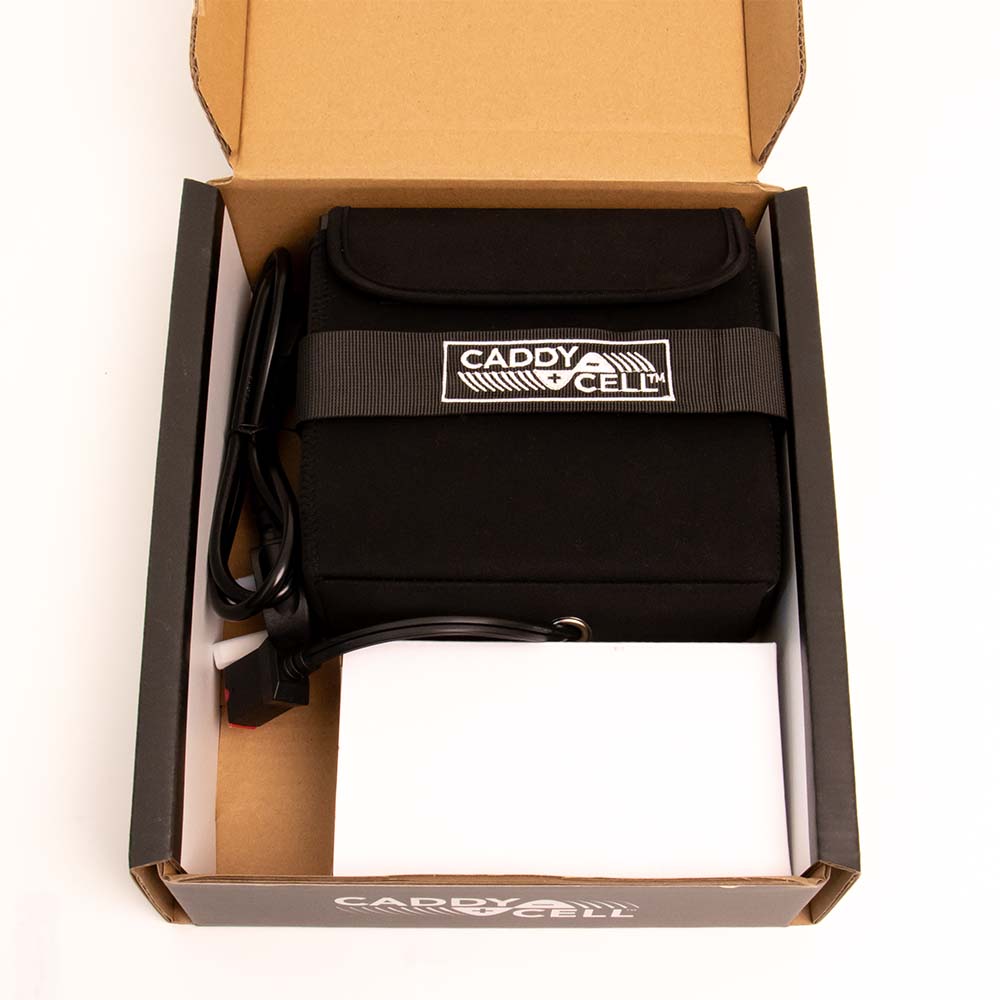 CaddyCell Golf LiFePO4 Lithium M-Series Standard 18 Hole Battery