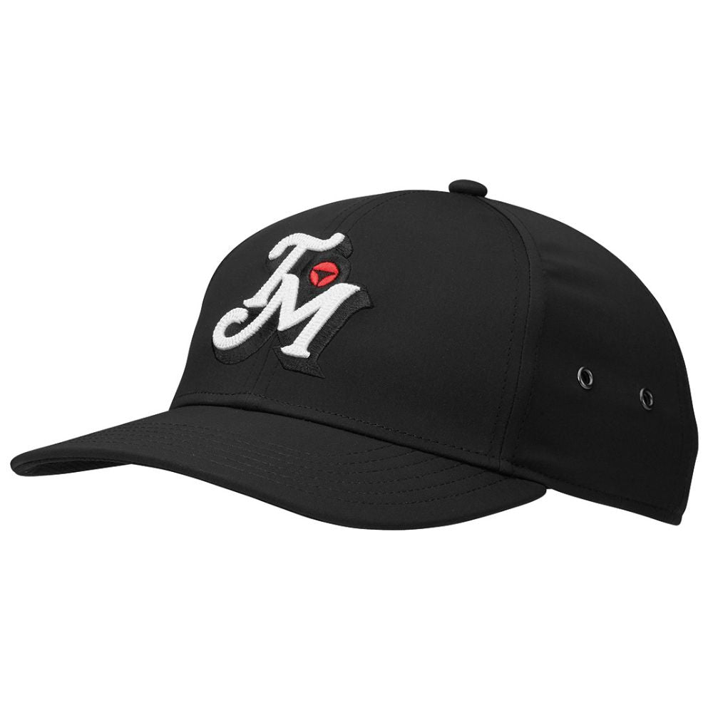 TaylorMade Metal Eyelit Golf Cap - Black Black