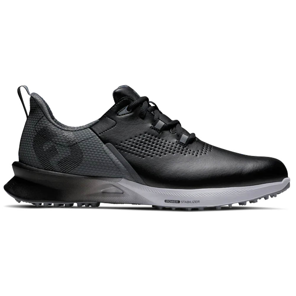 Footjoy Fuel Mens Golf Spikeless Shoes 55451 Black / Charcoal / Silver 55451 7