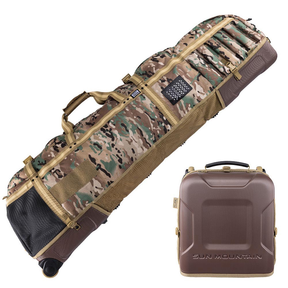 Sun Mountain Kube Golf Travel Cover - Sand / Camouflage Sand/Camouflage