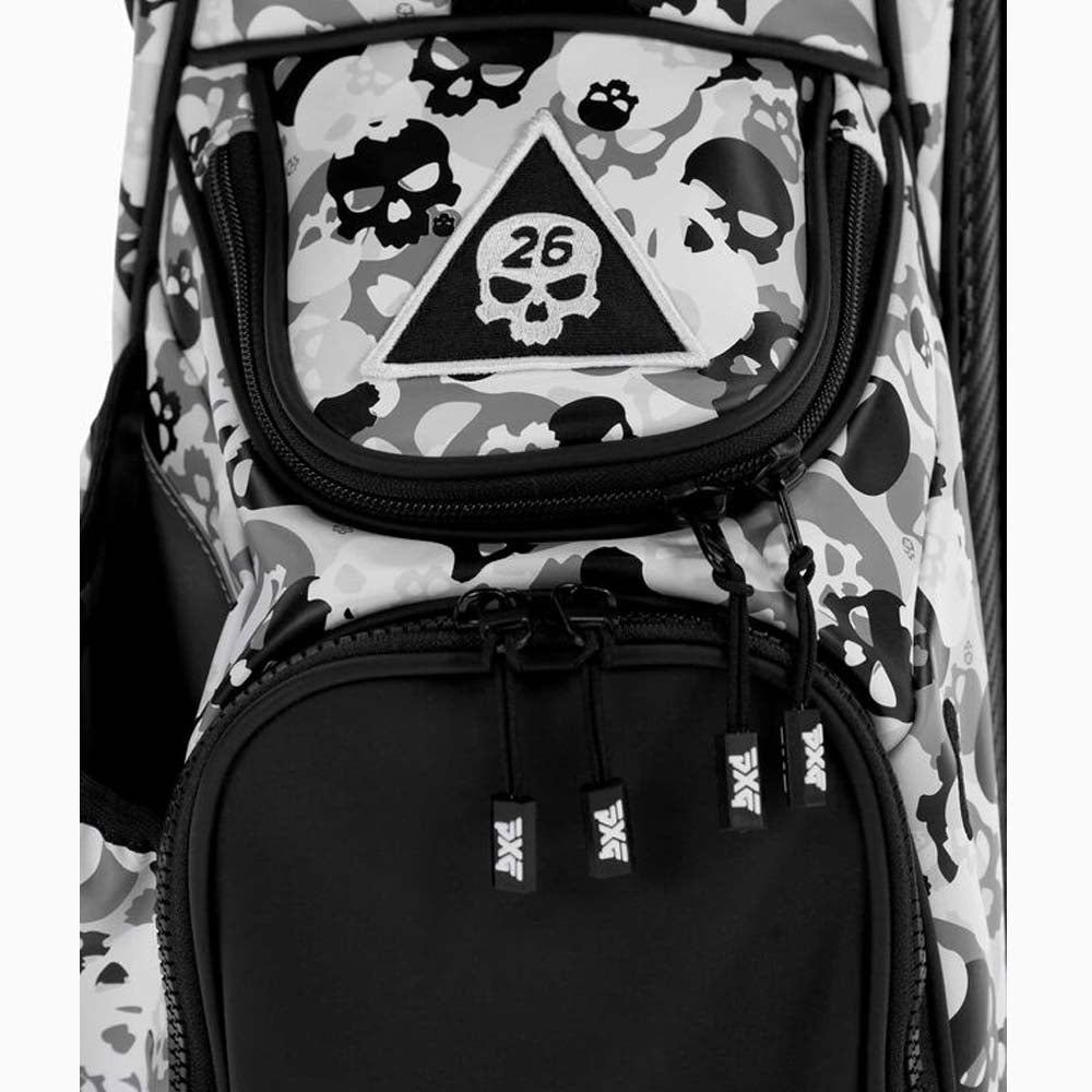 PXG Golf Darkness Skull Camo Carry Stand Bag