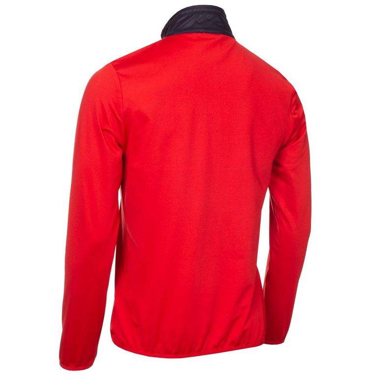 Calvin Klein Rangewood 1/2 Zip Hybrid Pullover Golf Top CKMS24890 - Red