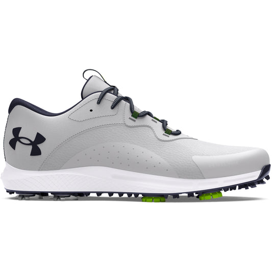 Under Armour Charge Draw 2 Wide Spiked Golf Shoes 3026401-102 Halo Grey / Halo Grey /  Midnight Navy 102 7 