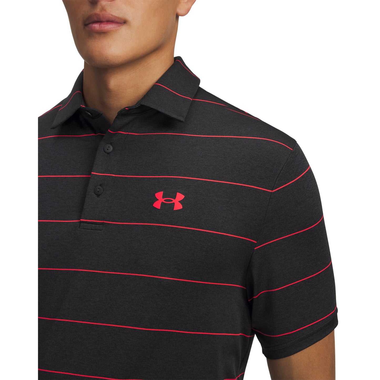 Under Armour UA Playoff 3.0 Stripe Golf Polo Shirt 2025 - 1378676-008