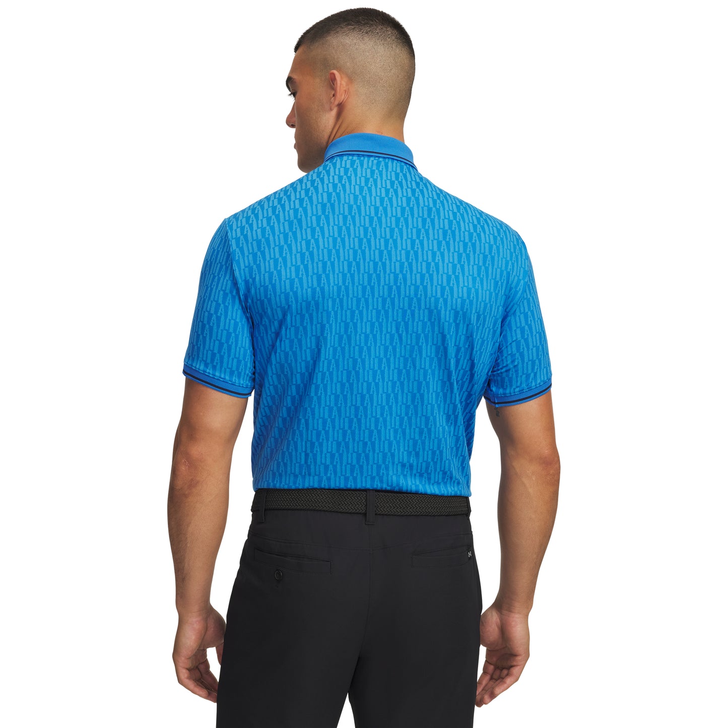 Under Armour Drive Sport Jacquard Mens Golf Polo 2025 - 6003720 402