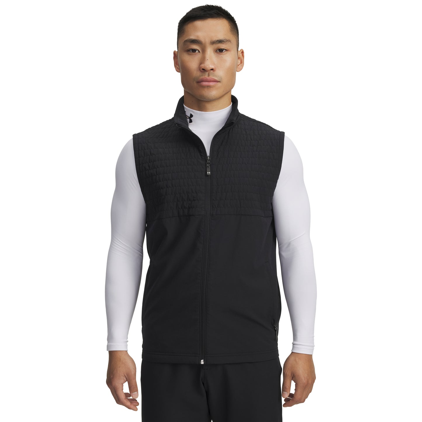 Under Armour Drive Pro Mens Golf Vest 2025 - 6005670-005 Black / Black 005 M