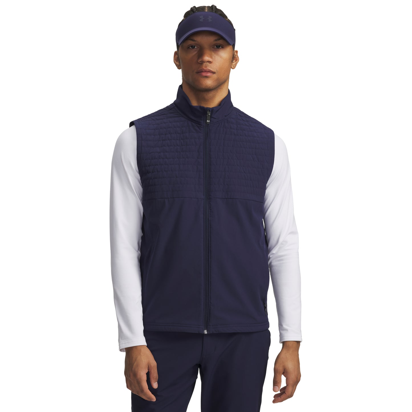 Under Armour Drive Pro Mens Golf Vest 2025 - 6005670-410 Midnight Navy / Black 410 M