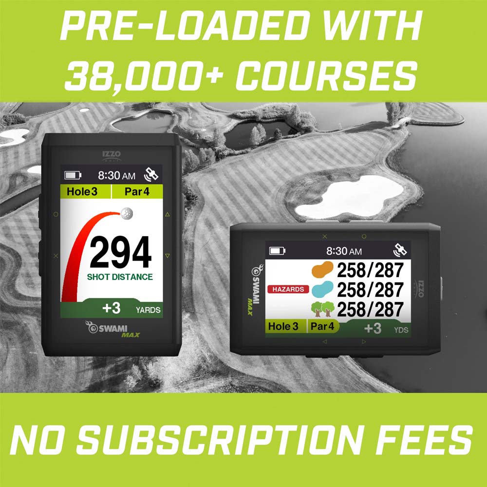 Izzo Golf Swami Max GPS Handheld Device
