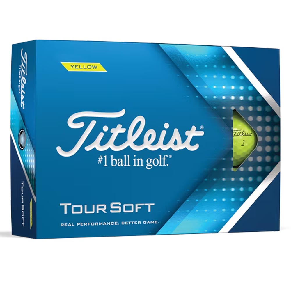 Titleist Tour Soft Golf Balls Yellow  
