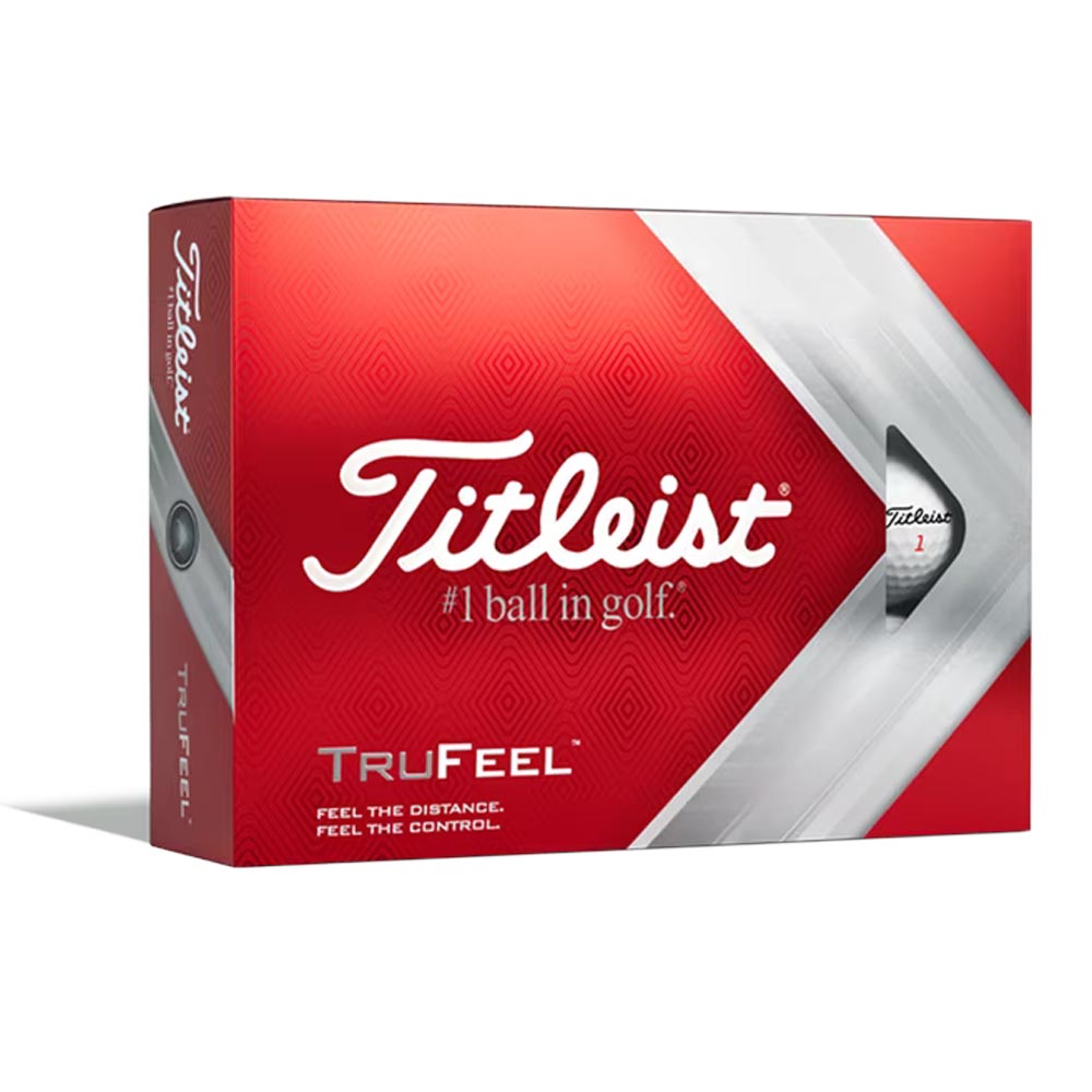 Titleist Trufeel Golf Balls 2023 White