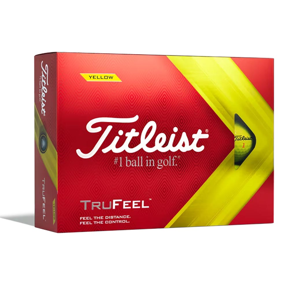 Titleist Trufeel Golf Balls 2023 Yellow
