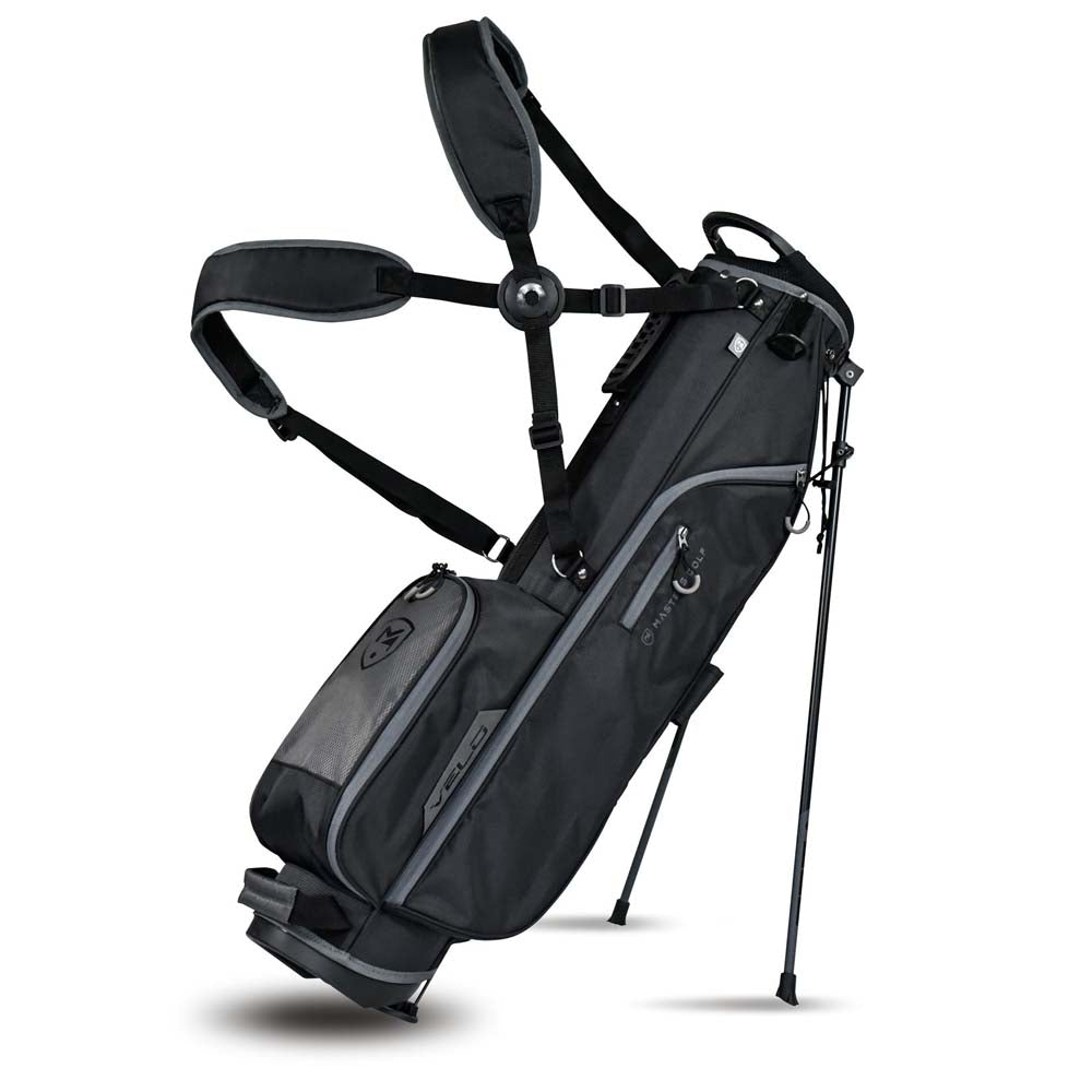 Masters SL 650 Velo Top Golf Stand Bag Black Grey – Major