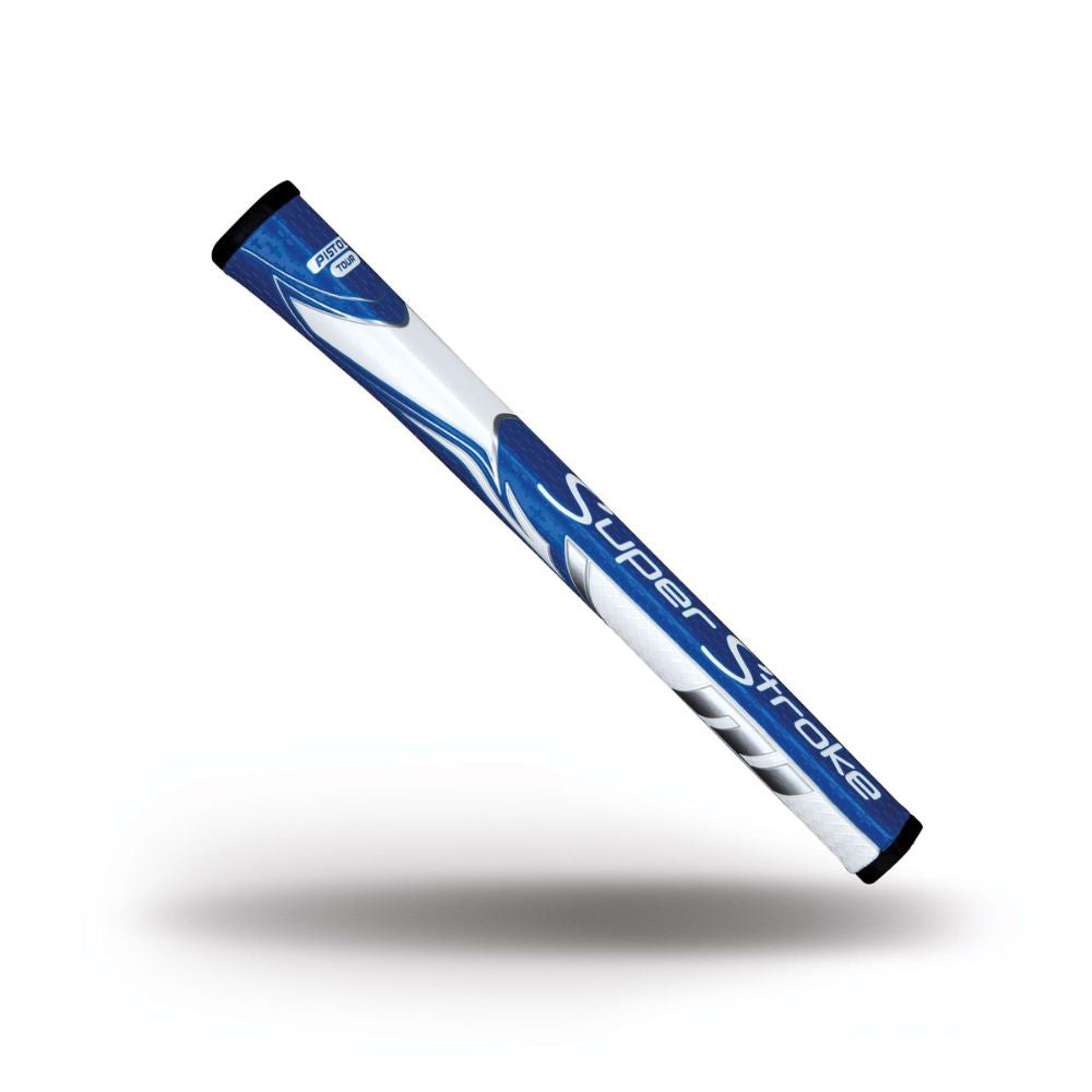 SuperStroke Zenergy Pistol GT Tour Putter Grip 2024 - Blue White Blue / White  