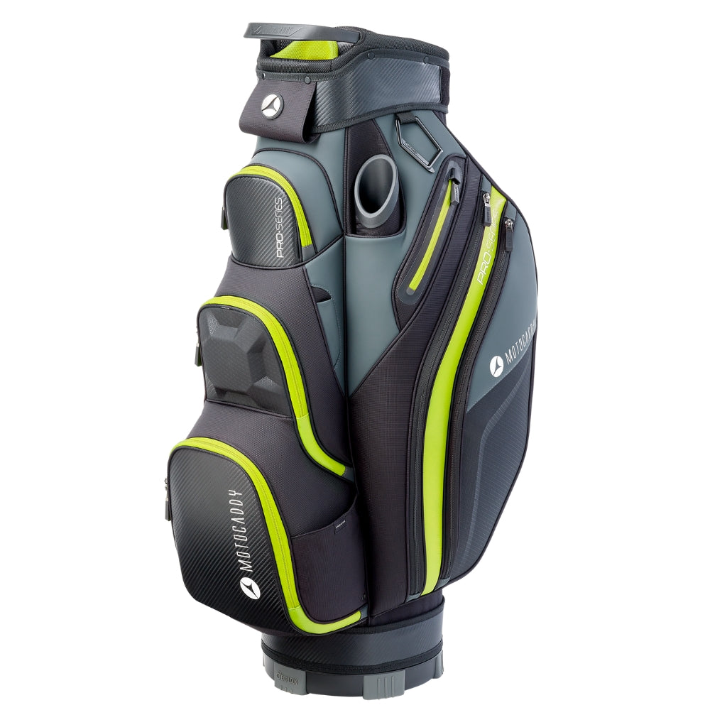 Motocaddy Pro Series Deluxe Golf Cart Bag 2024 Black/Lime  