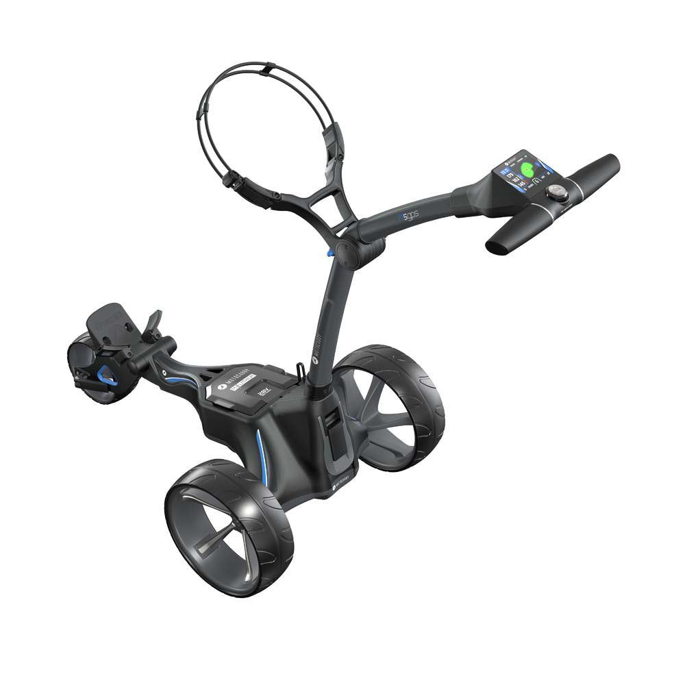 Motocaddy M5 GPS Electric Lithium 2023 Golf Trolley Graphite 18 Hole
