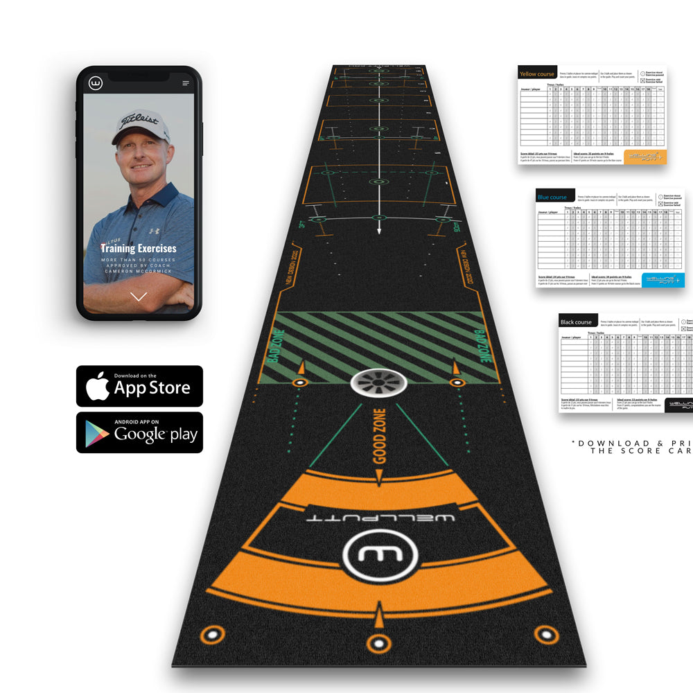 Wellputt Golf 4 Meter High Speed Premium Putting Mat