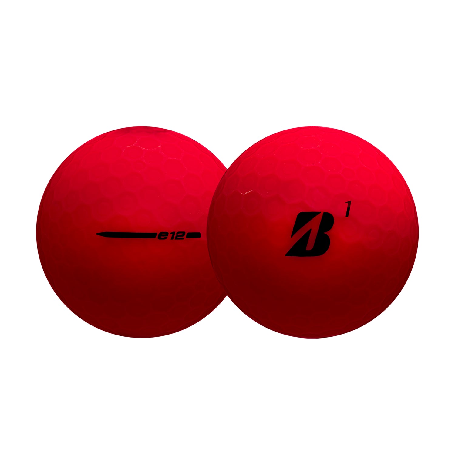 Bridgestone E12 Contact Golf Balls - Matte Red   