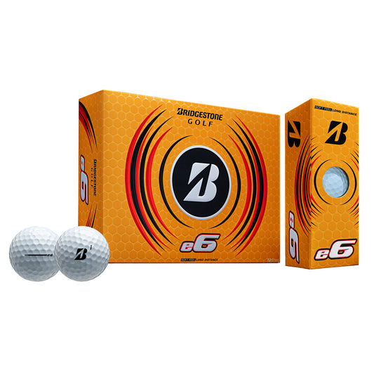 Bridgestone 2023 E6 White Golf Balls   
