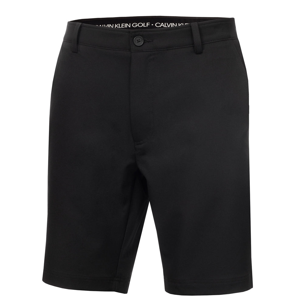Calvin Klein Bullet Regular Fit Stretch Golf Shorts C9585 Black W30