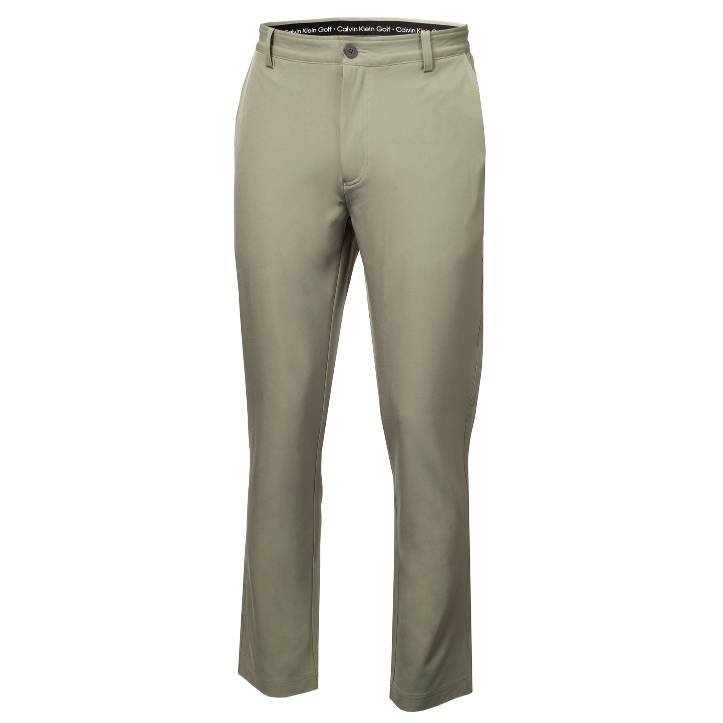 Calvin Klein Bullet Regular Fit Stretch Golf Trousers C9584 Cameo Green W32 L29