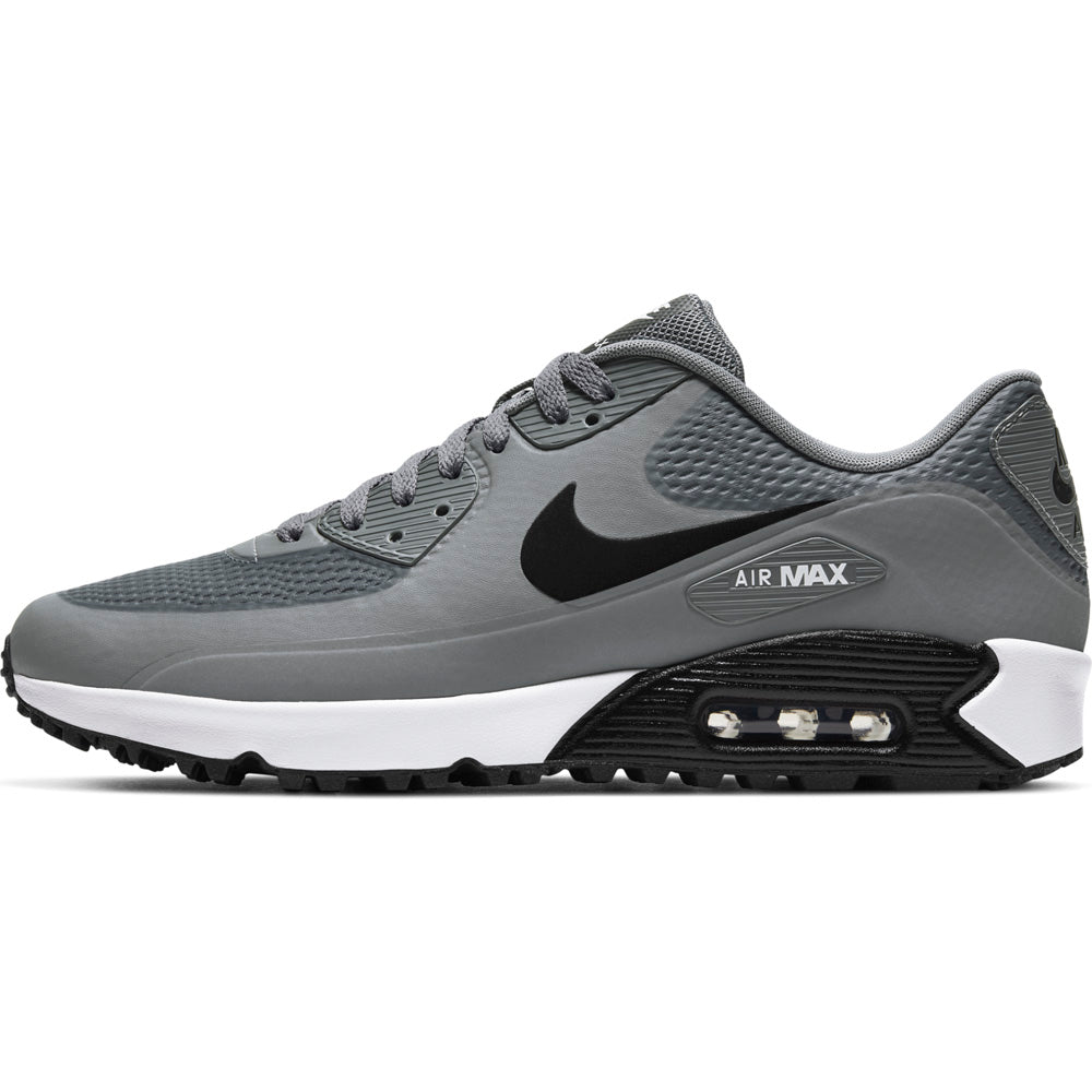 Nike Golf Air Max 90 G Spikeless Golf Shoes Smoke Grey / Black 001 8.5