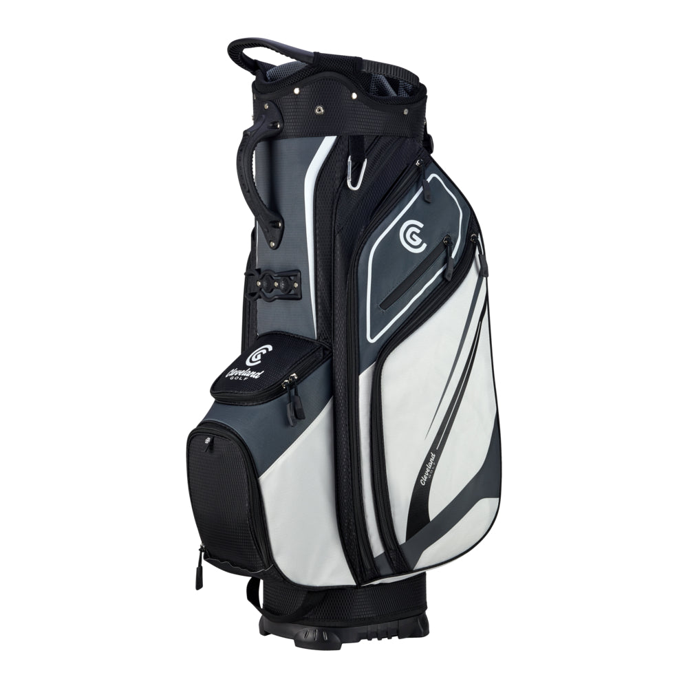 Cleveland Golf Friday 14 Way Divider Cart Bag Charcoal / White / Black