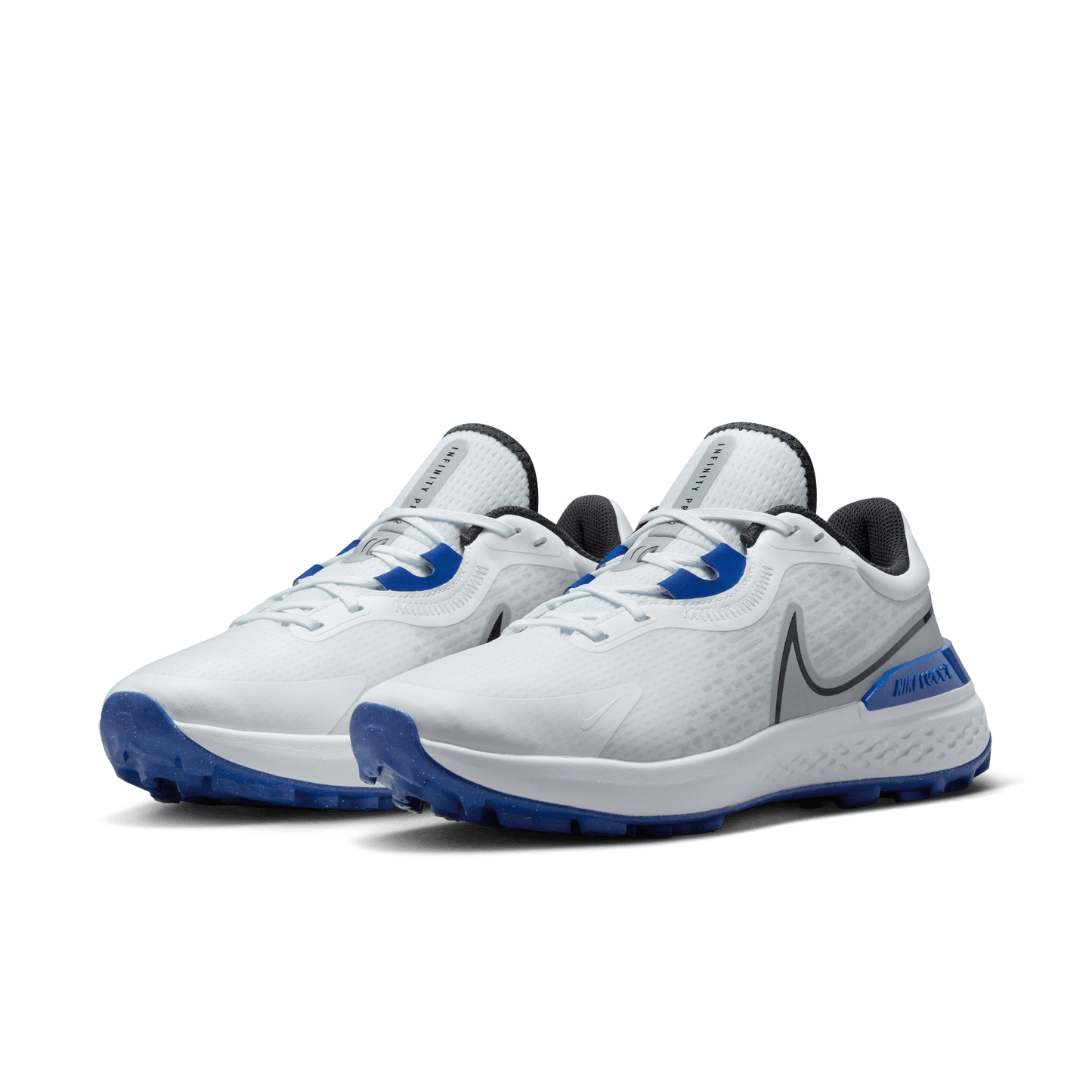 Nike Golf Infinity Pro 2 Spikeless Golf Shoes DJ5593 White/Black/Grey Wolf/Royal 104 8