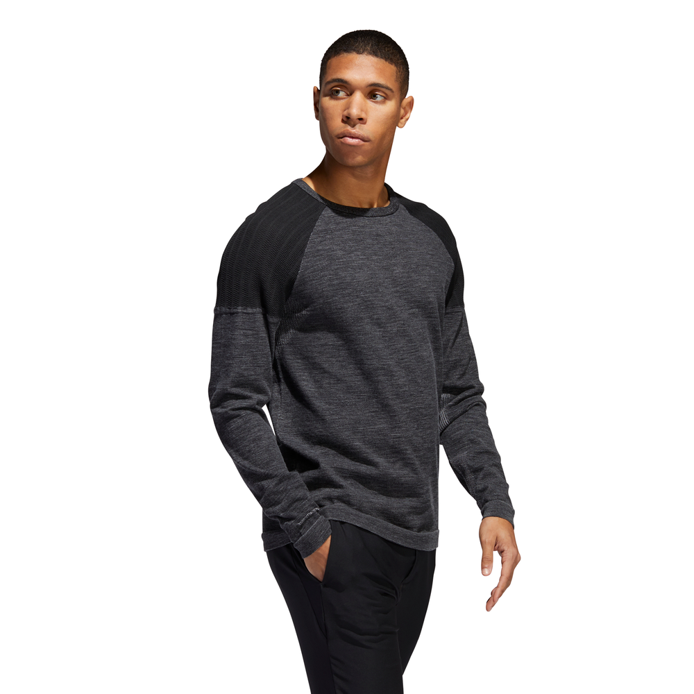 adidas Primeknit Crew Golf Sweater DX4941 Major Golf Direct