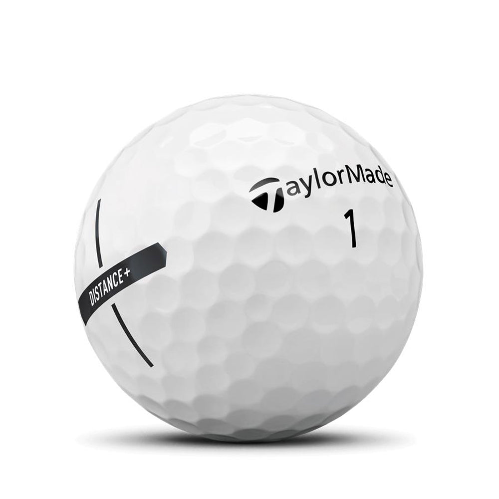TaylorMade Distance + Golf Balls - White   