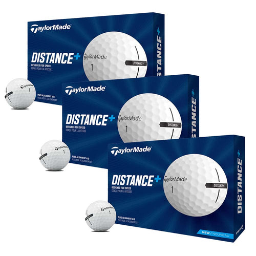 TaylorMade Distance + White Golf Balls 3 For 2   