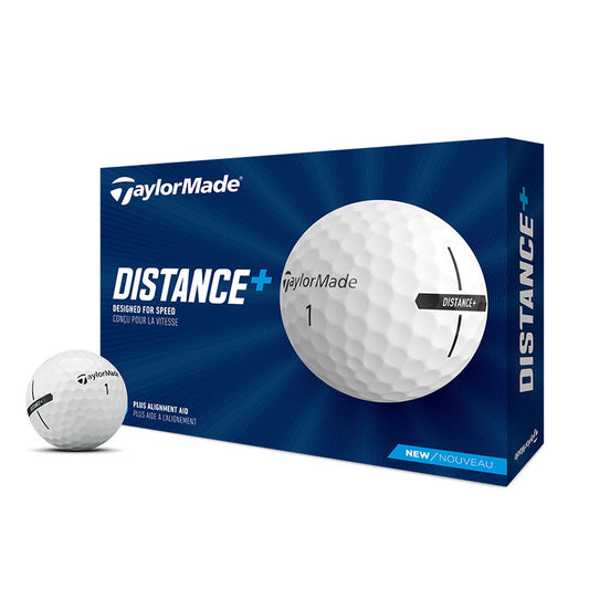 TaylorMade Distance + Golf Balls - White Default Title  