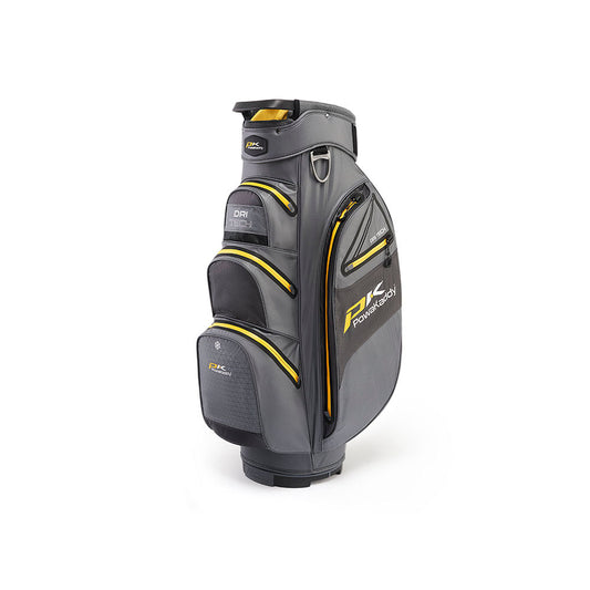 Powakaddy Dri-Tech Waterproof Golf Cart Bag Gun Metal / Yellow  