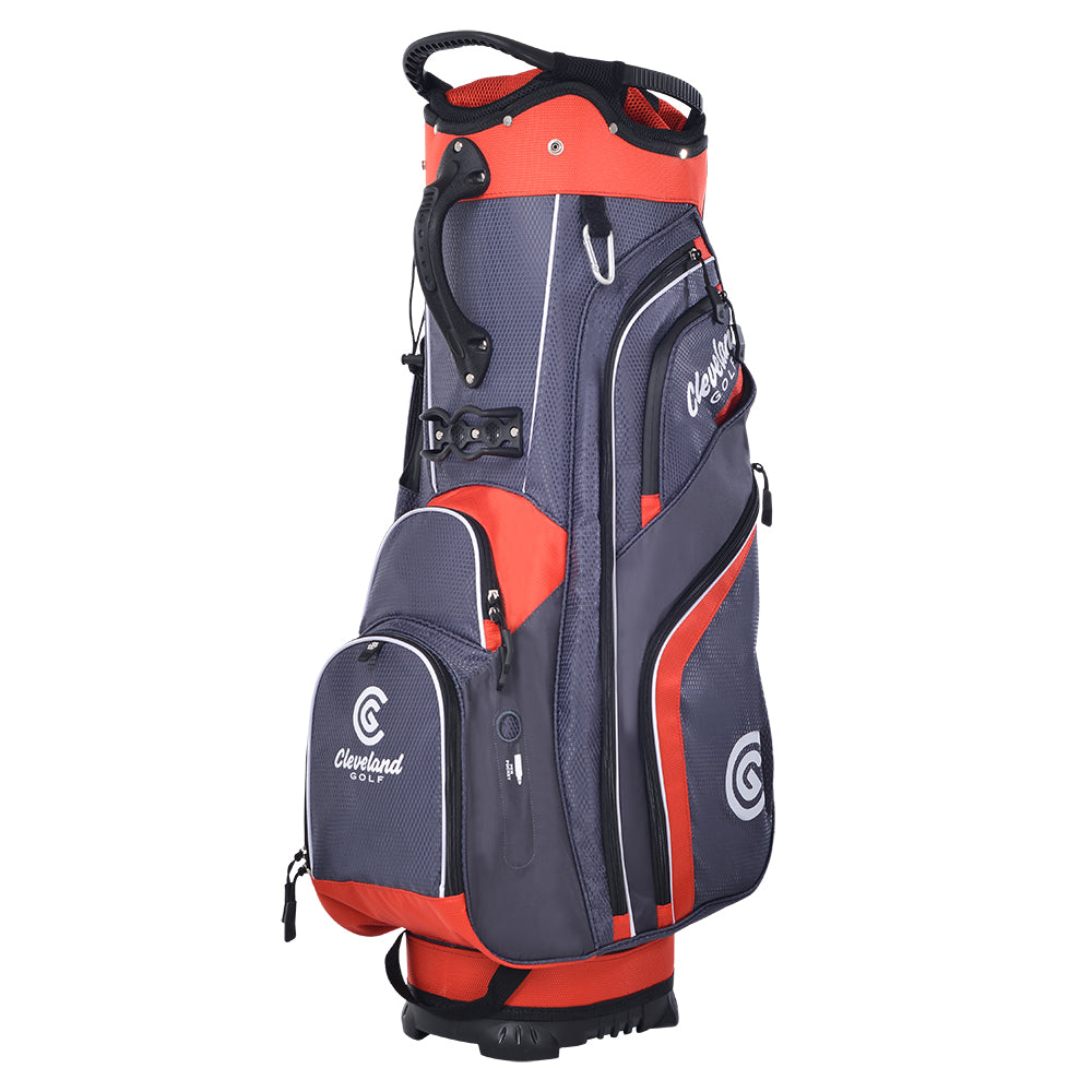 Cleveland Golf Friday 14 Way Divider Cart Bag Charcoal/Red  