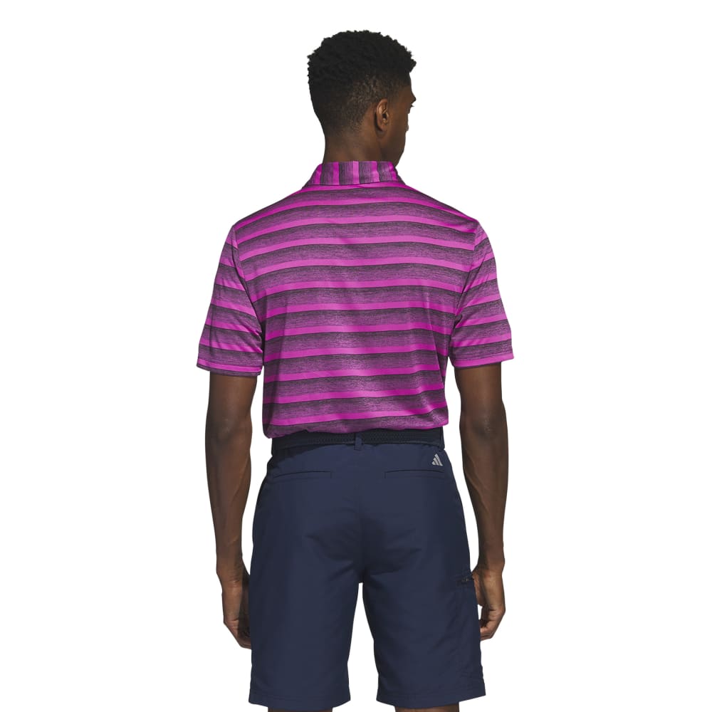 adidas Mens Two Stripe Golf Polo Shirt HR8010   